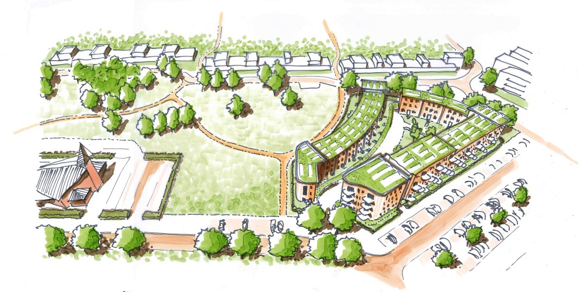 2019-11-06 Hans Been C07 Nieuwegein Middenblok Vogelvlucht.jpg